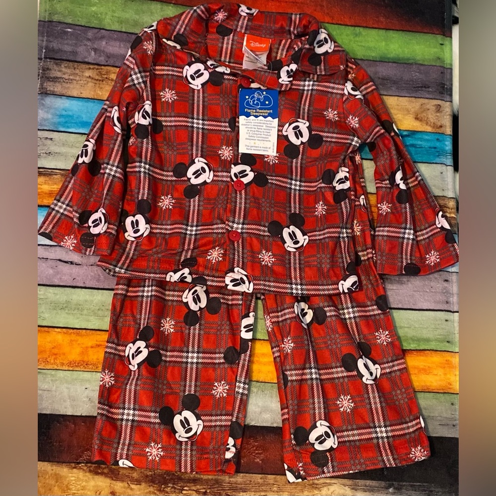 Disney Mickey Mouse winter pajamas